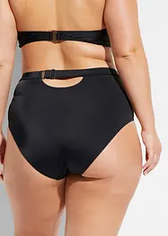 Slip a vita alta per bikini regolabile in poliammide riciclata, bonprix