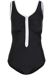 Costume intero con cerniera e effetto modellante leggero, bonprix