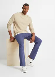 Pantaloni chino elasticizzati con cintura regular fit, straight, bonprix