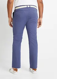 Pantaloni chino elasticizzati con cintura regular fit, straight, bonprix