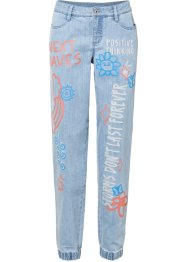 Jeans con scritte, RAINBOW