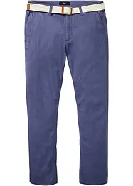 Pantaloni chino elasticizzati con cintura e taglio comfort regular fit, straight, bonprix