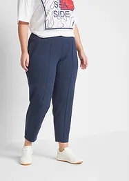 Pantaloni in punto di Roma con pinces e cinta comoda, bpc bonprix collection