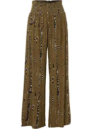 Pantaloni a palazzo con stampa batik, bonprix