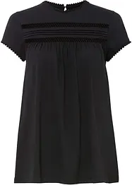 Maglia con pizzo, bonprix