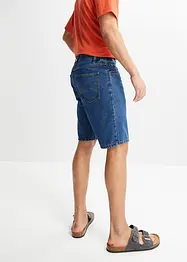 Bermuda in jeans con cinta elasticizzata ai lati, classic fit, bonprix