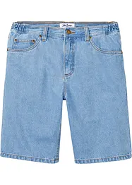 Bermuda in jeans con cinta elasticizzata ai lati, classic fit, bonprix
