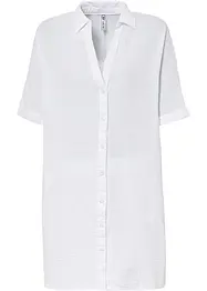 Camicia lunga oversize in mussola di cotone, bonprix