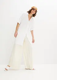 Camicia lunga oversize in mussola di cotone, bonprix