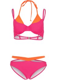 Bikini con ferretto (set 2 pezzi) in poliammide riciclata, RAINBOW