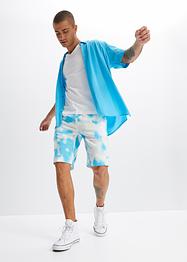 Bermuda con elastico in vita in viscosa sostenibile, loose fit, John Baner JEANSWEAR