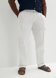Pantaloni cargo in misto lino, straight, bpc selection