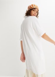 Camicia lunga oversize in mussola, bonprix