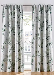 Tenda oscurante con stampa floreale lucida (pacco da 1), bonprix