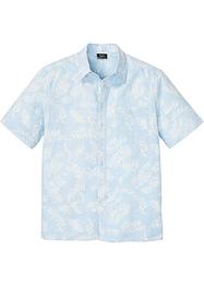 Camicia a maniche corte con lino sostenibile, regular fit, bpc bonprix collection