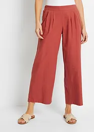 Pantaloni in misto lino, bonprix