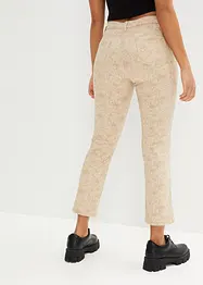 Pantaloni in twill cropped, RAINBOW