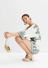 Tuta in misto lino, bonprix