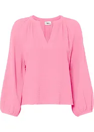 Blusa oversize in mussola di cotone, bonprix