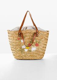 Borsa shopper di paglia, bpc bonprix collection