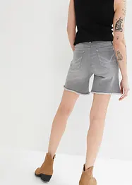 Shorts di jeans elasticizzati, a vita media, bonprix