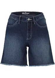 Shorts di jeans elasticizzati, a vita media, bonprix