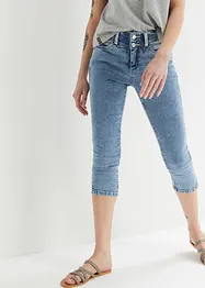 Jeans skinny elasticizzati al ginocchio, a vita media, bonprix