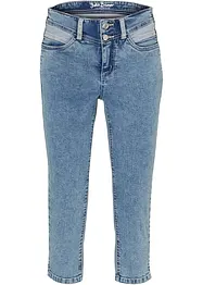 Jeans skinny elasticizzati al ginocchio, a vita media, bonprix