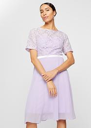 Abito in chiffon con pizzo, bpc selection premium