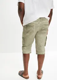 Bermuda cargo lunghi elasticizzati con taglio comfort, regular fit, bonprix
