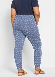 Pantaloni in jersey fantasia, bonprix