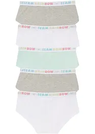 Panty con morbido cotone (pacco da 5), bonprix