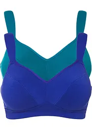 Reggiseno senza ferretto con cotone biologico (pacco da 2), bonprix