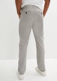 Pantaloni chino in misto lino con elastico in vita, straight, bonprix