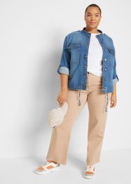 Giacca di jeans oversize con maniche arrotolabili, bpc bonprix collection