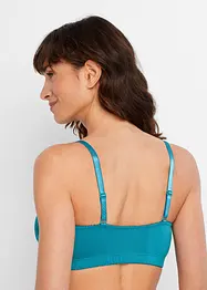 Reggiseno senza ferretto con chiusura anteriore e cotone (pacco da 2), bonprix