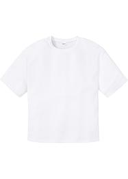 T-shirt sostenibile in tessuto operato, loose fit, John Baner JEANSWEAR