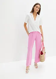 Pantaloni in misto lino, bonprix