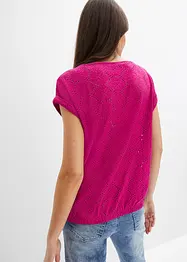 Maglia con ricami traforati, bonprix