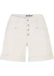 Shorts di jeans elasticizzati comfort, John Baner JEANSWEAR