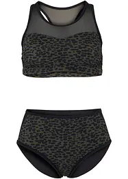 Bikini a bustier (set 2 pezzi) con tasche portaprotesi in poliammide riciclata, bonprix