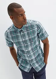 Camicia a maniche corte in seersucker di puro cotone, bonprix