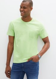 T-shirt con taschino al petto in cotone biologico, bpc bonprix collection
