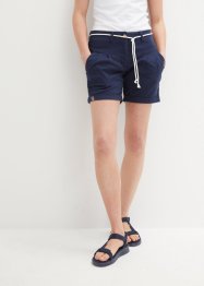 Shorts in twill con risvolto, bpc bonprix collection