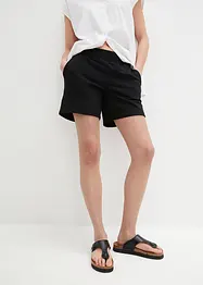 Shorts in felpa a vita alta, bonprix