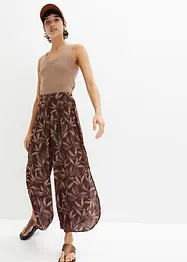 Pantaloni a palazzo con spacchi, bonprix