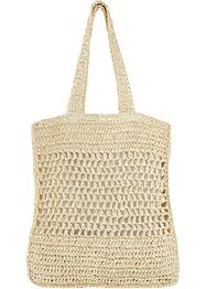 Borsa shopper di paglia, bpc bonprix collection
