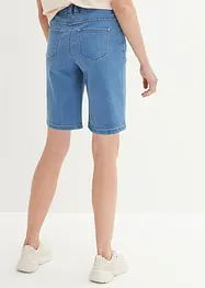 Bermuda boyfriend in jeans elasticizzati, a vita media, bpc bonprix collection