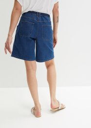 Shorts di jeans wide leg con tasche grandi e cinta comoda, bpc bonprix collection