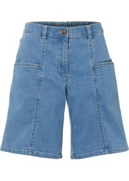 Shorts di jeans con tasche grandi e cinta comoda, bpc bonprix collection